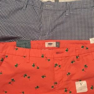 Old Navy Chino Shorts, 2 pair, Size 10
